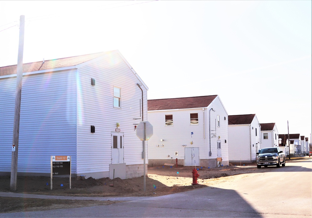 Reset of World War II-era barracks moved in 2023 continues; work nearly complete