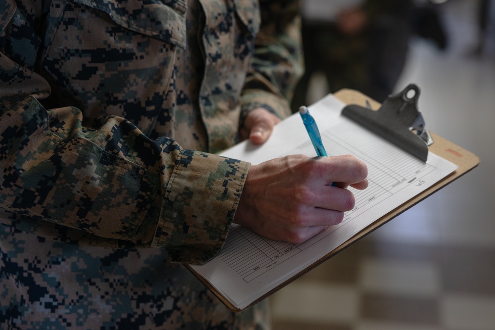 II MEF conducts barracks inspections