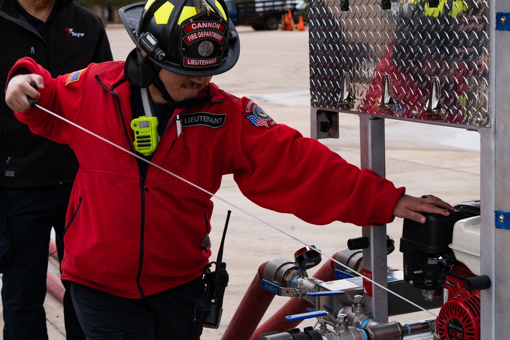 Cannon Fire Dept. performs annual equipment test