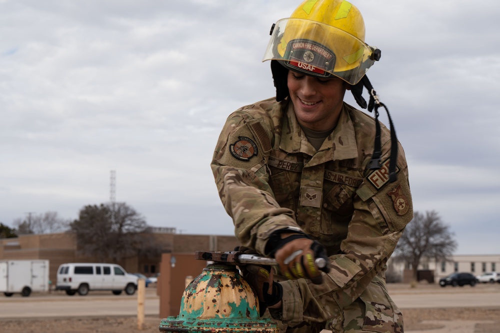 Cannon Fire Dept. performs annual equipment test