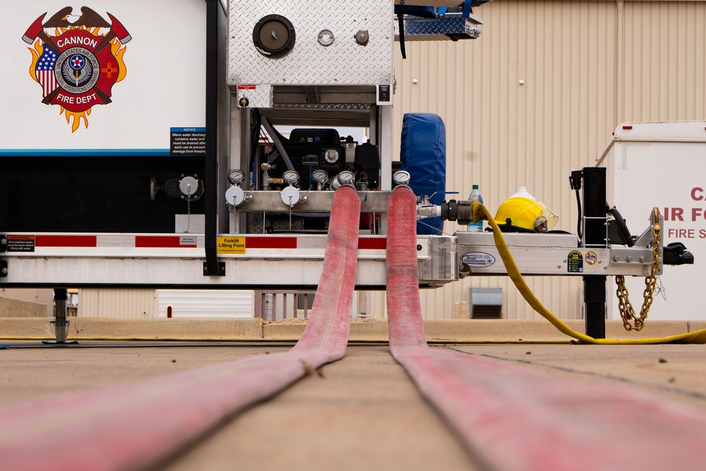 Cannon Fire Dept. performs annual equipment test