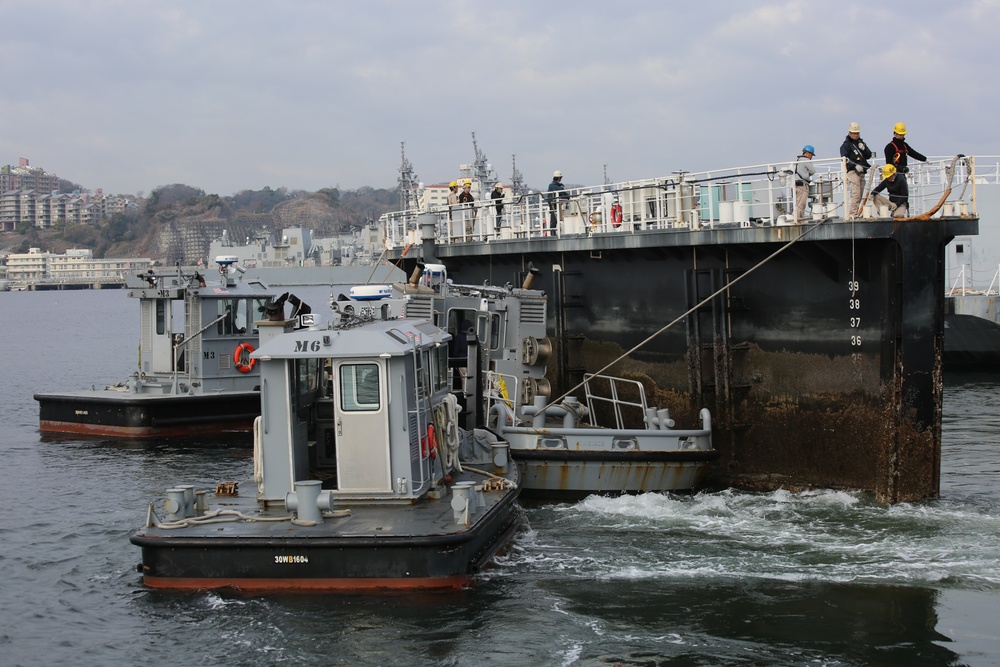 USS Benfold Undocking At SRF-JRMC