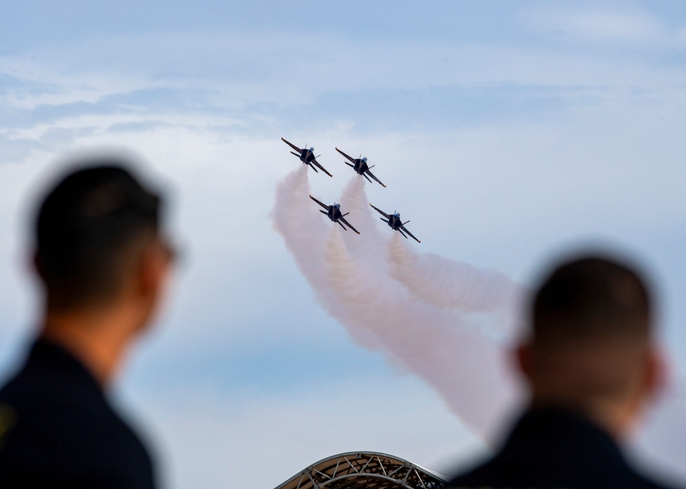 The Blue Angels are currently conducting winter training at Naval Air Facility (NAF) El Centro