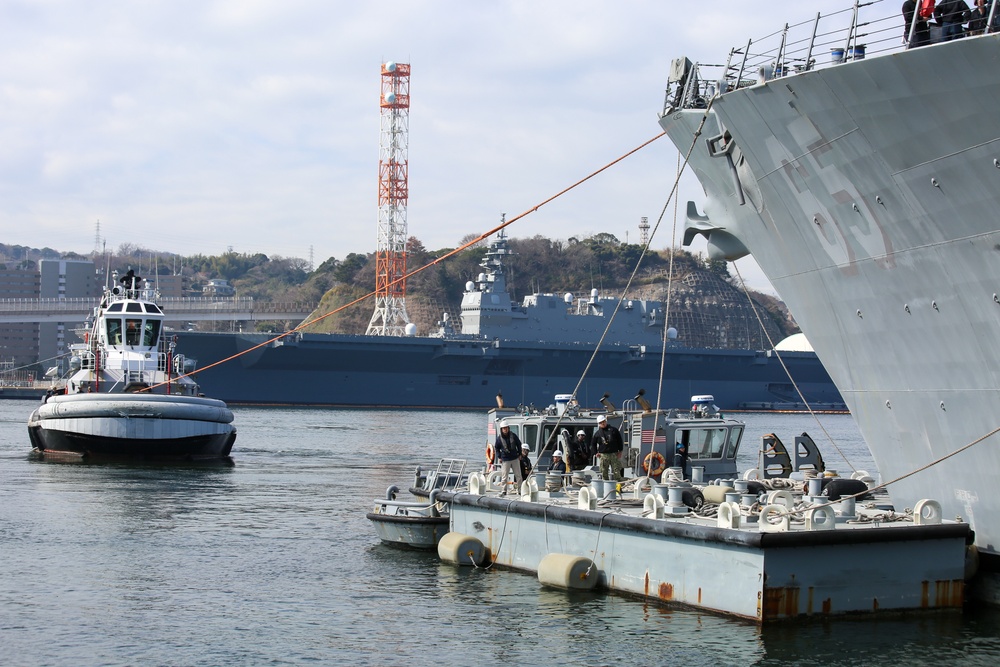 USS Benfold Undocking At SRF-JRMC