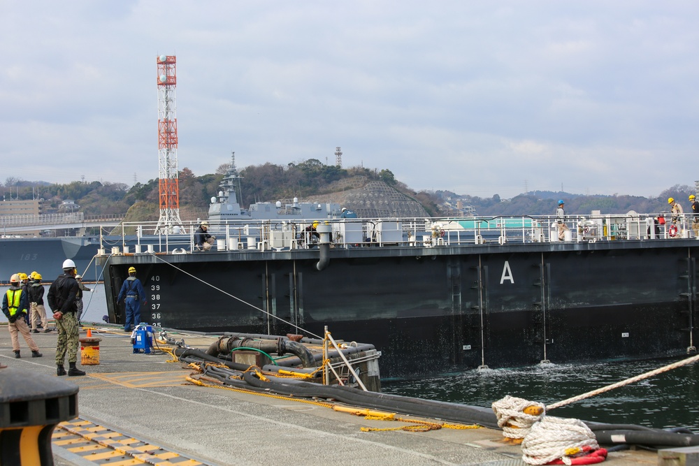 USS Benfold Undocking At SRF-JRMC