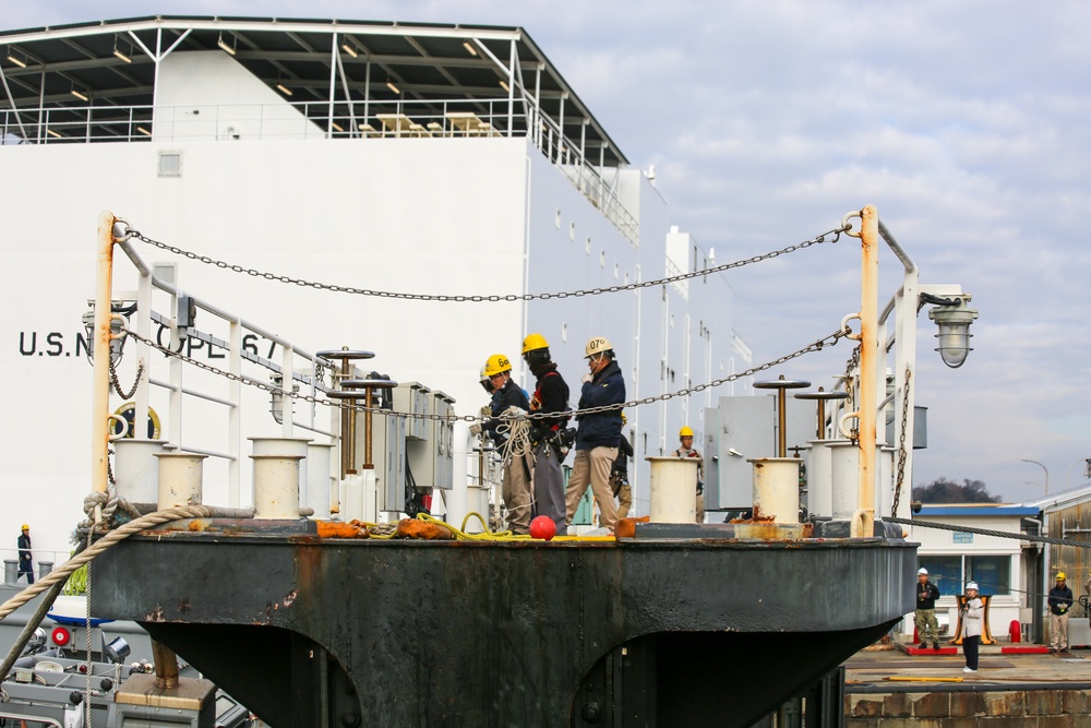 USS Benfold Undocking At SRF-JRMC