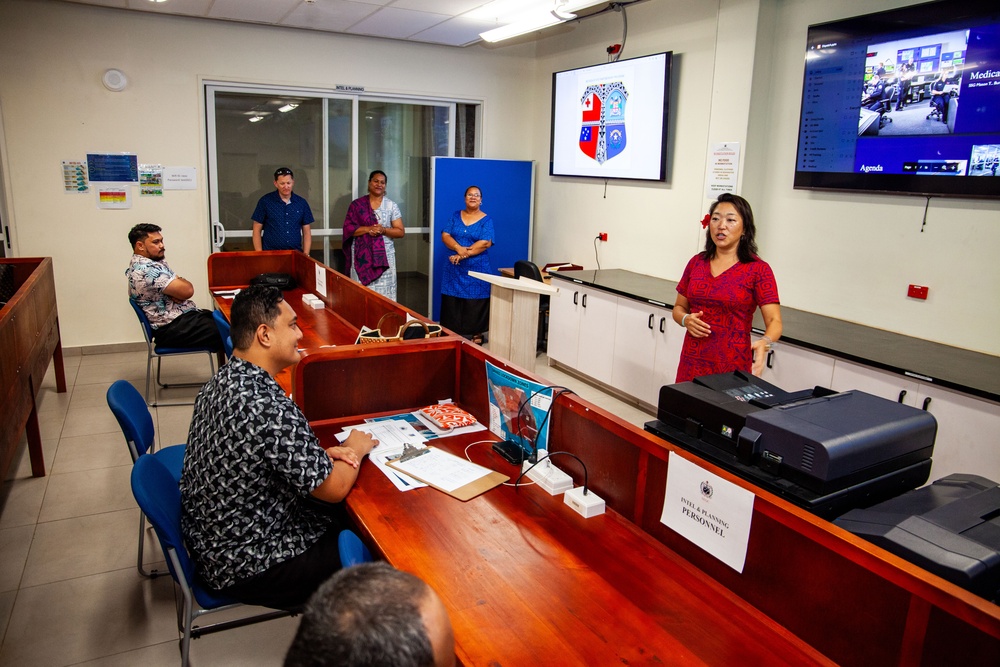 Samoan Disaster Management Office and Nevada National Guard Collaborate in State Partnership Program