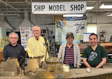 Meet the Navy’s only model ship builder