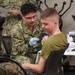 Marine Corps Security Force Regiment (MCSFR) hosts an Armed Services Blood Drive onboard NWS Yorktown