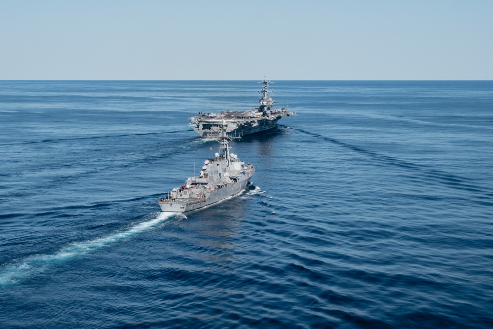 George Washington conducts replenishment-at-sea