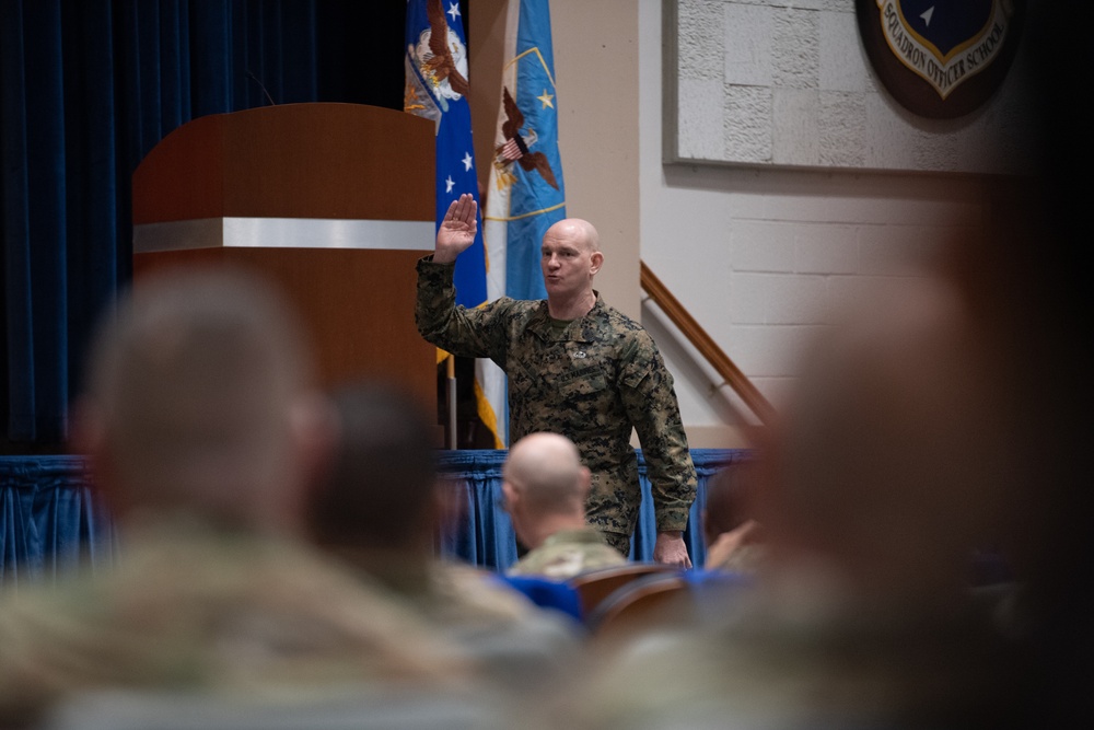 SEAC speaks at CMSgt Orientation Course