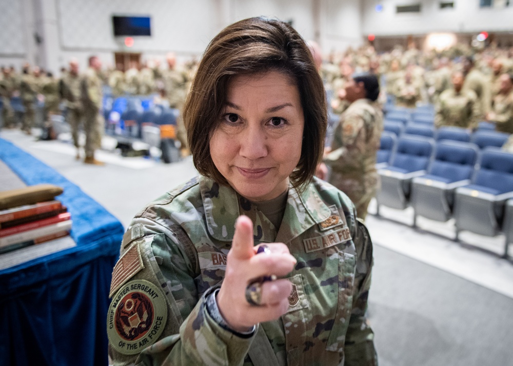 SEAC speaks at CMSgt Orientation Course