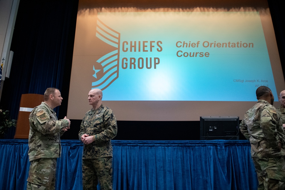 SEAC speaks at CMSgt Orientation Course