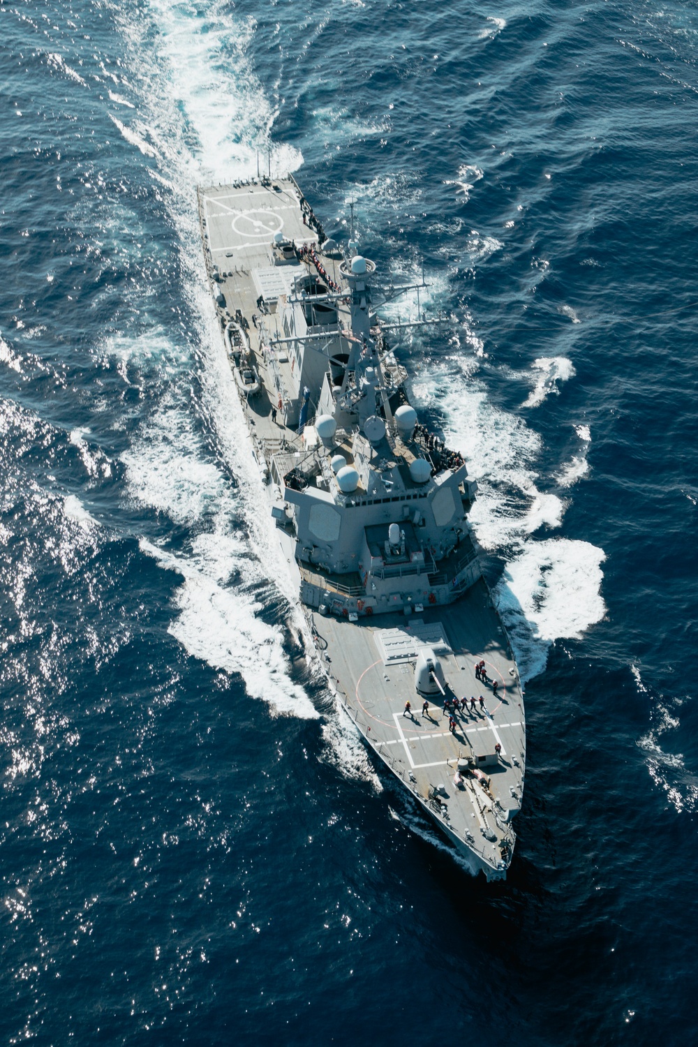 George Washington conducts replenishment-at- sea