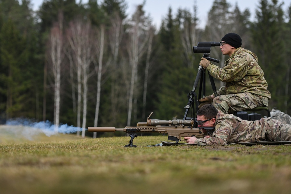 4th Squadron, 2CR Sniper Qualification