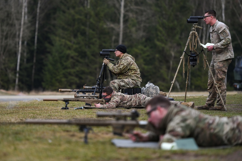 4th Squadron, 2CR Sniper Qualification