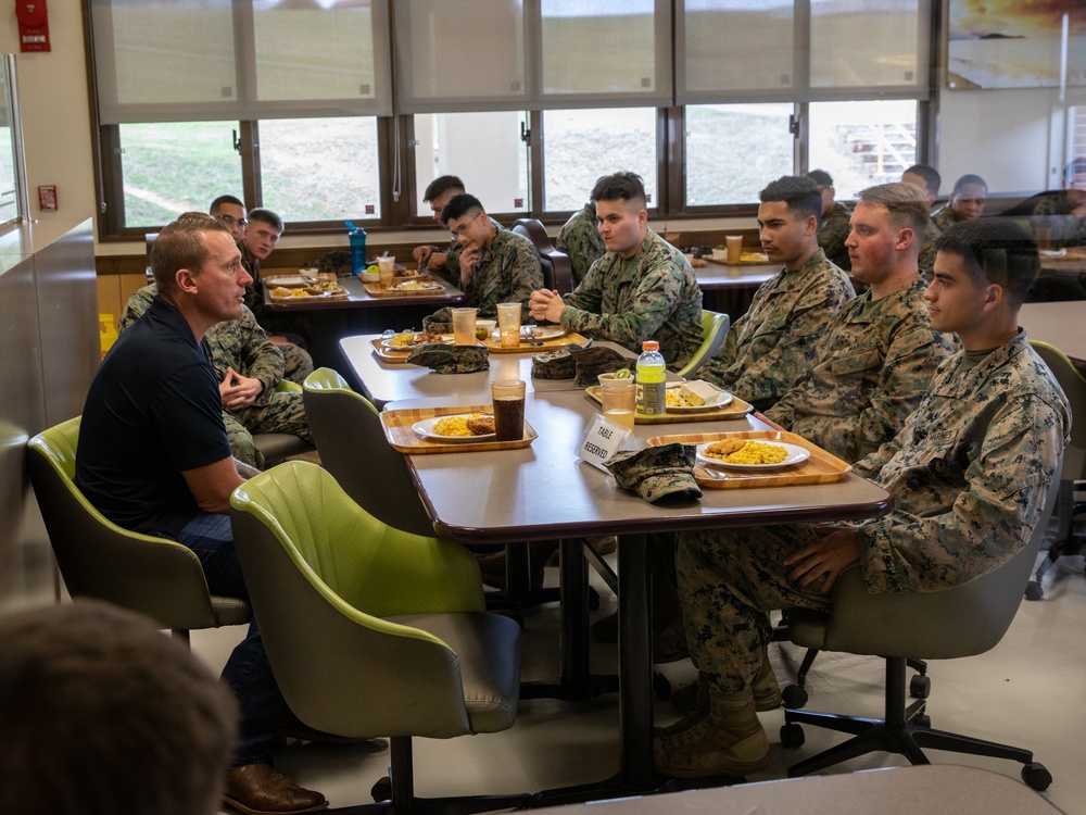 Dakota Meyer Tours Camp Kinser