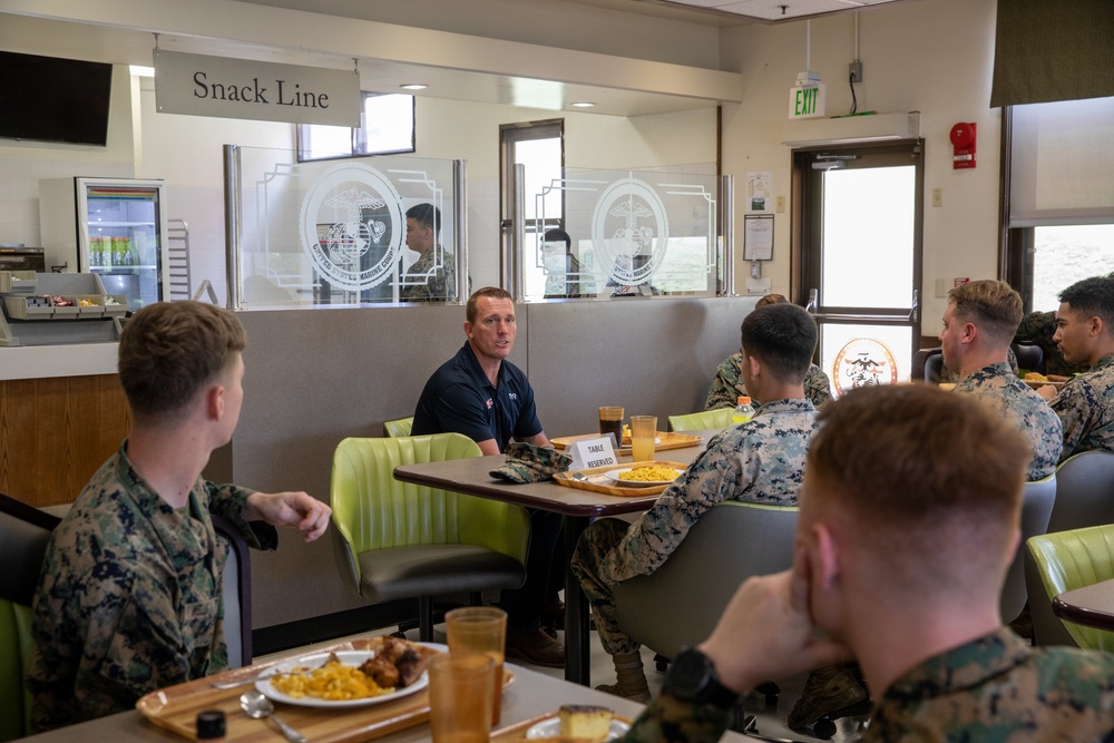 Dakota Meyer Tours Camp Kinser