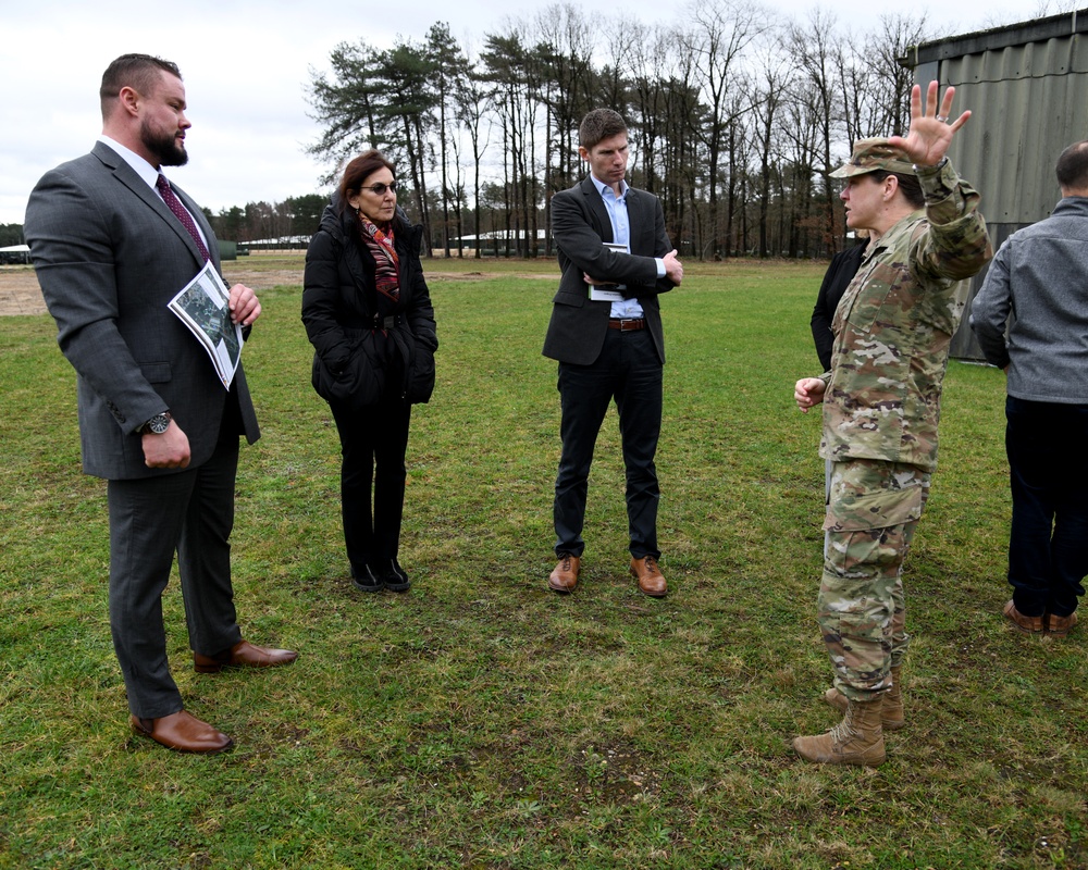 Hon. Jacobson and Will Rogers visit USAG Benelux