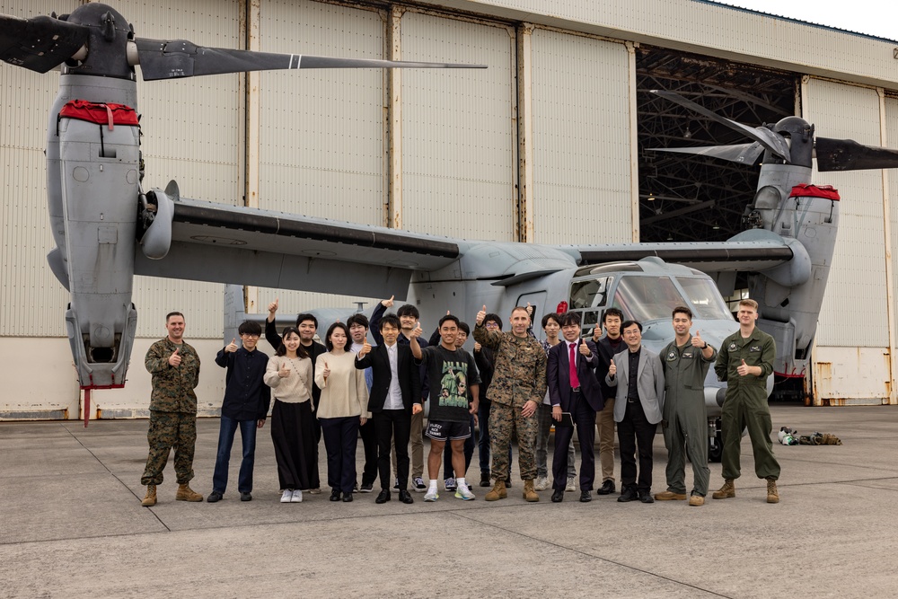 University of Tokyo college students visit MCAS Futenma