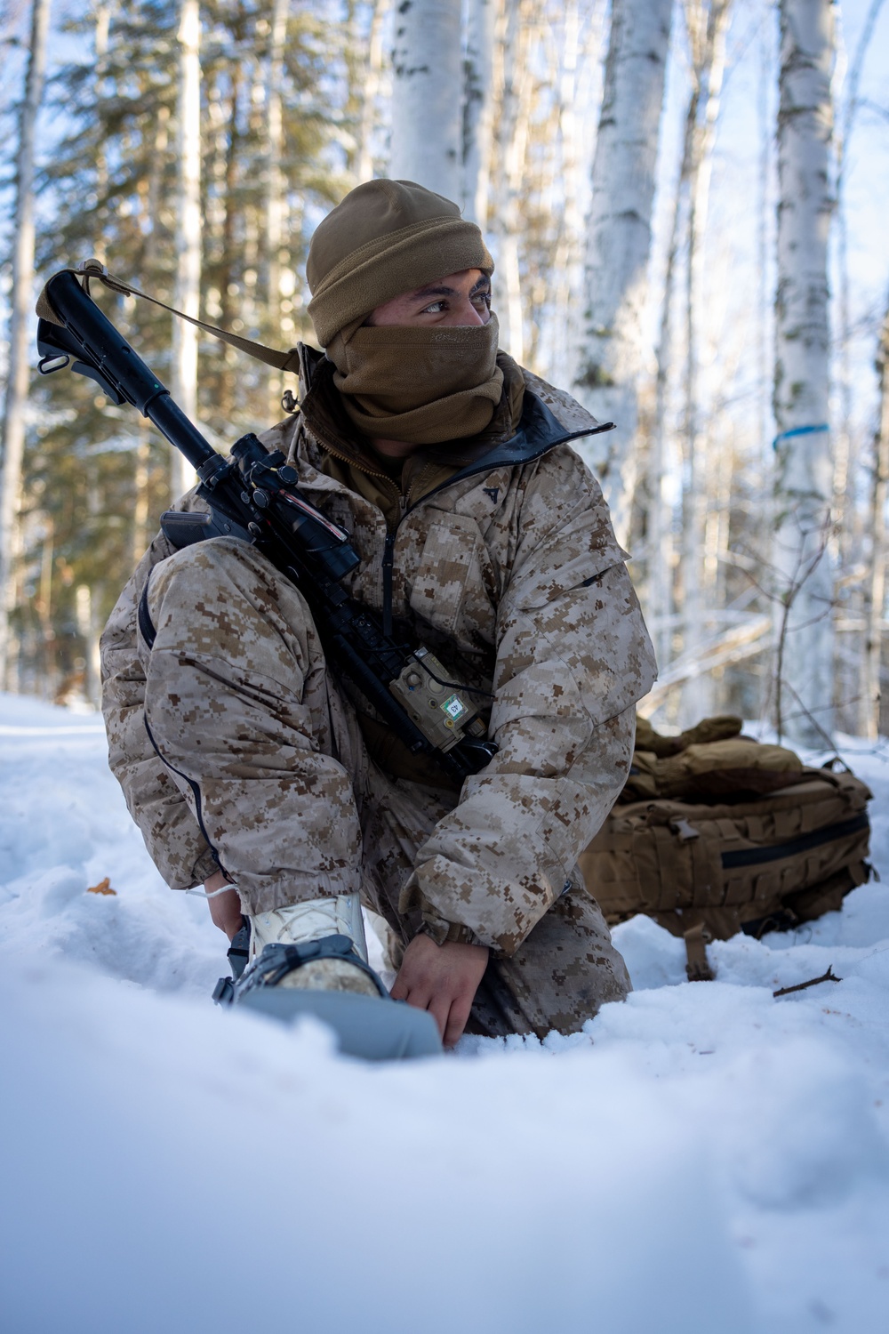 ARCTIC EDGE 2024: Fox 2/14 Marines conduct cold weather training
