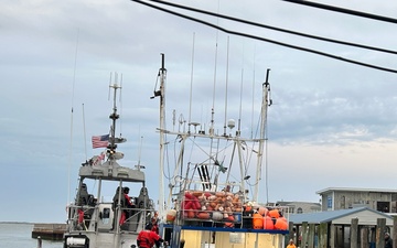 Coast Guard, good Samaritans assist disabled fishing vessel crew off Barnegat Light, New Jersey