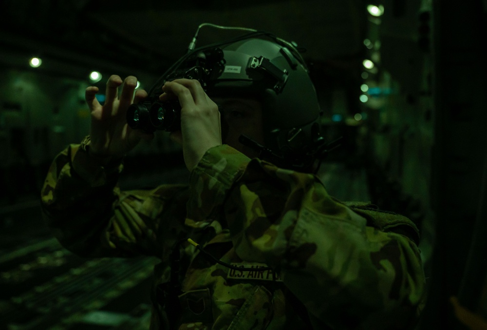 3rd AS postures local night training to support worldwide airlift