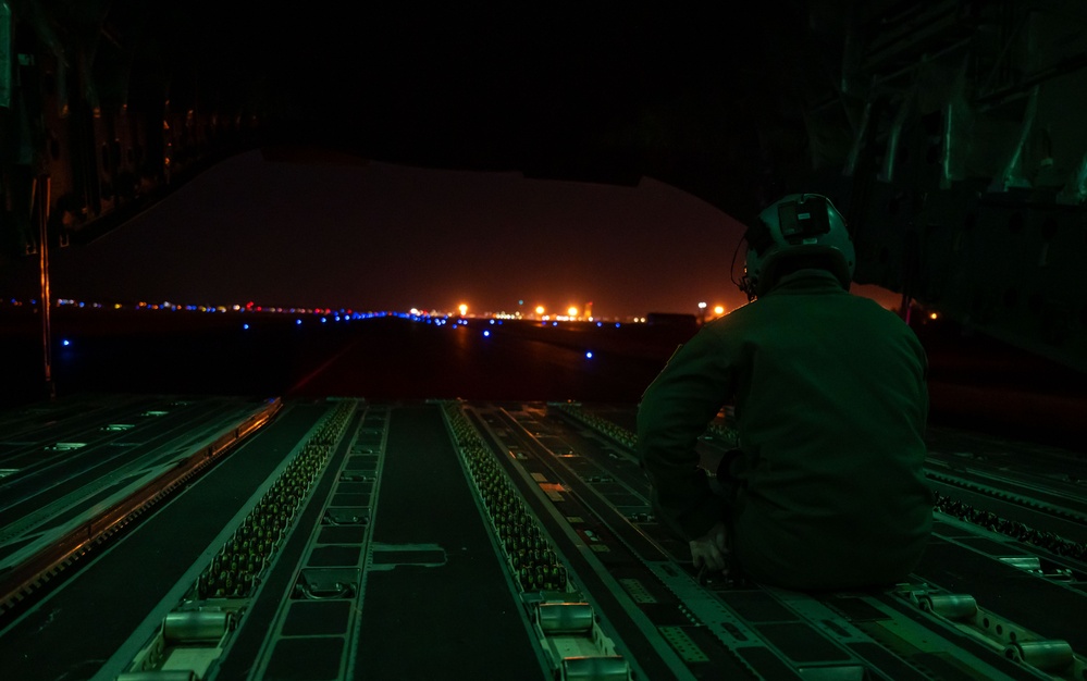 3rd AS postures local night training to support worldwide airlift