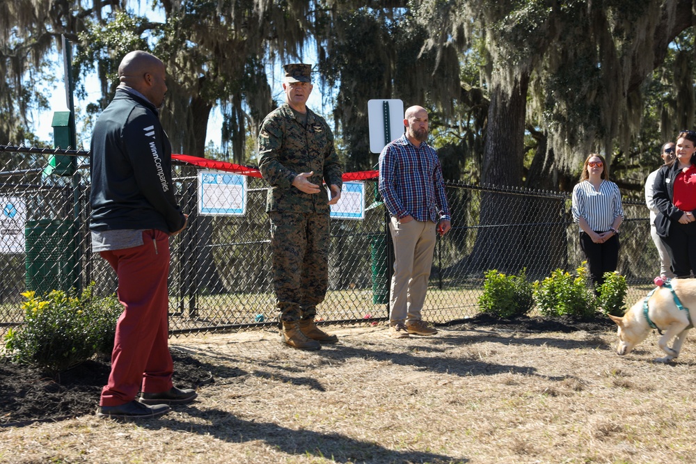 New dog park at Laurel Bay Military Housing