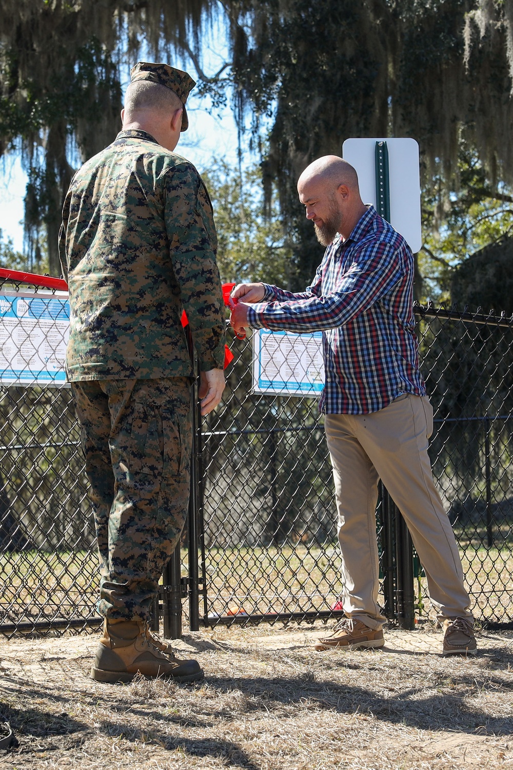 New dog park at Laurel Bay Military Housing