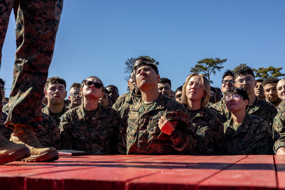 Sergeant Major of the Marine Corps visits Camp Johnson