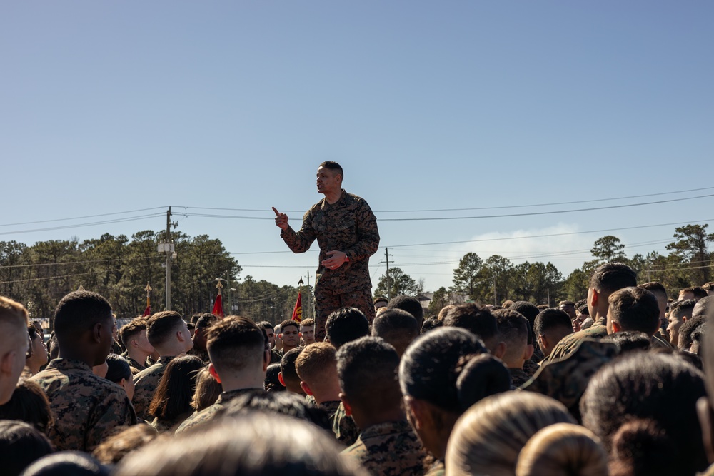 Sergeant Major of the Marine Corps visits Camp Johnson