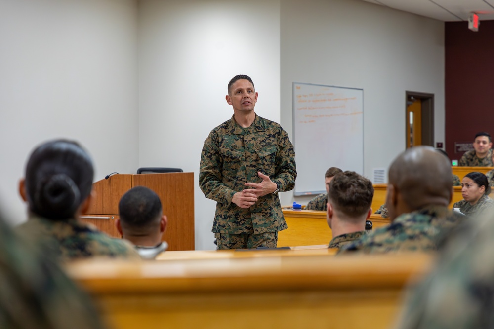 Sergeant Major of the Marine Corps visits Camp Johnson