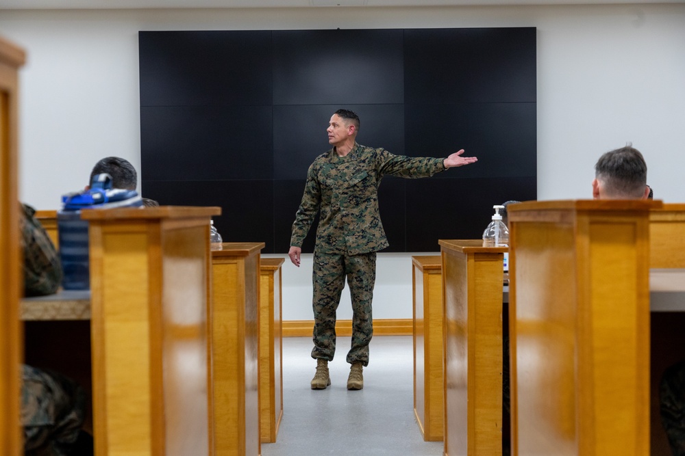 Sergeant Major of the Marine Corps visits Camp Johnson