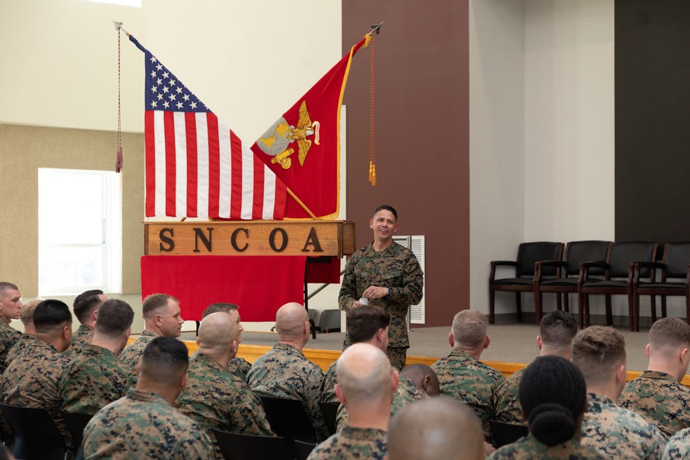 Sergeant Major of the Marine Corps visits Camp Johnson