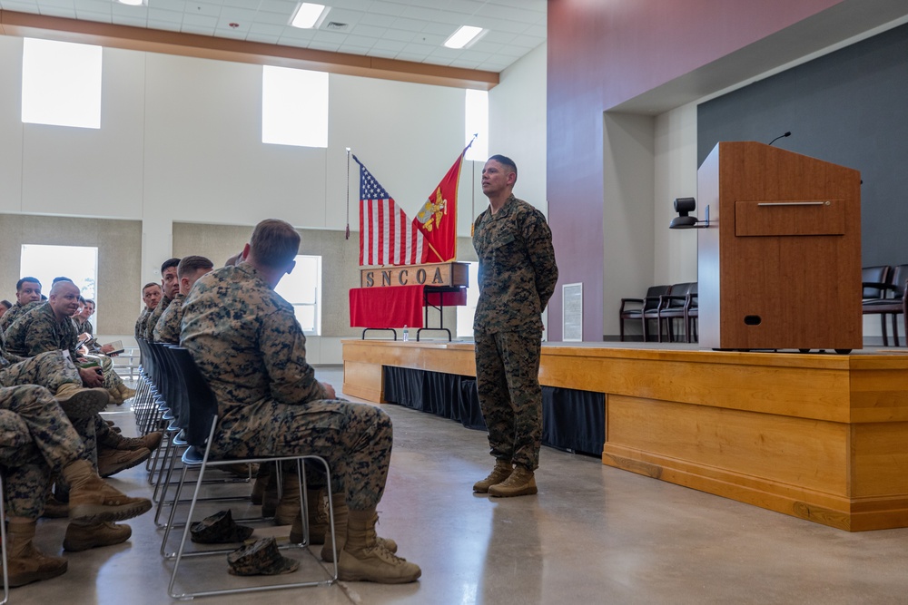 Sergeant Major of the Marine Corps visits Camp Johnson