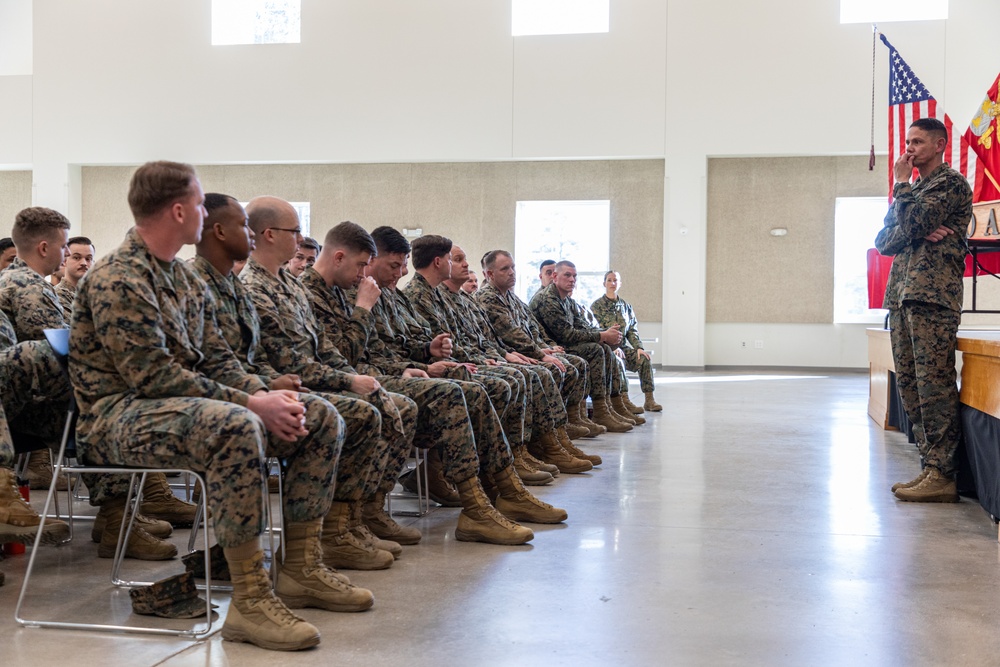 Sergeant Major of the Marine Corps visits Camp Johnson