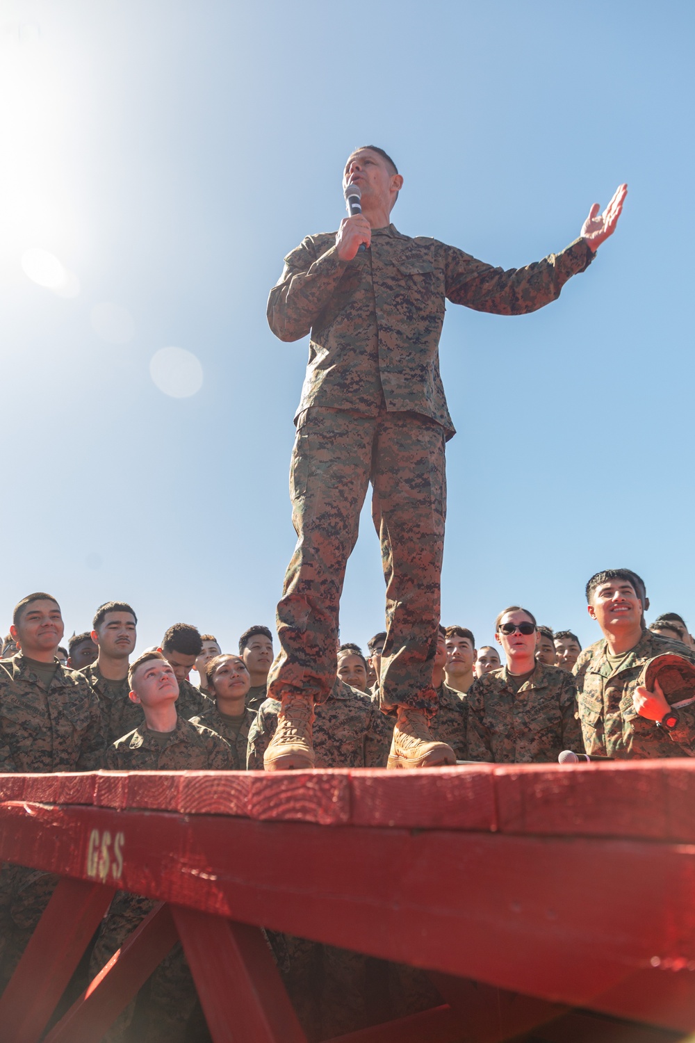 Sergeant Major of the Marine Corps visits Camp Johnson