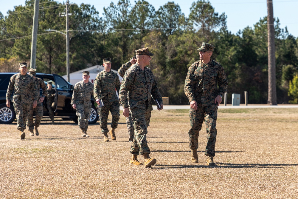 Sergeant Major of the Marine Corps visits Camp Johnson