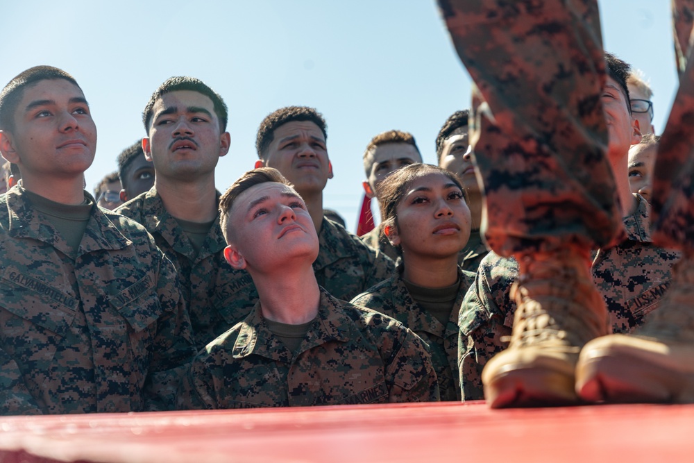 Sergeant Major of the Marine Corps visits Camp Johnson