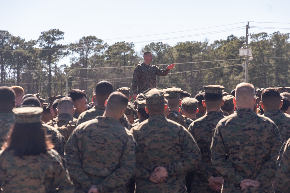 Sergeant Major of the Marine Corps visits Camp Johnson