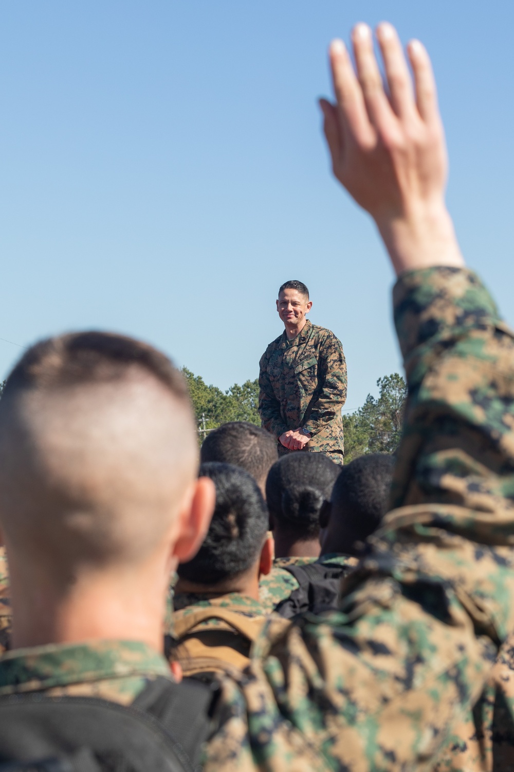 Sergeant Major of the Marine Corps visits Camp Johnson