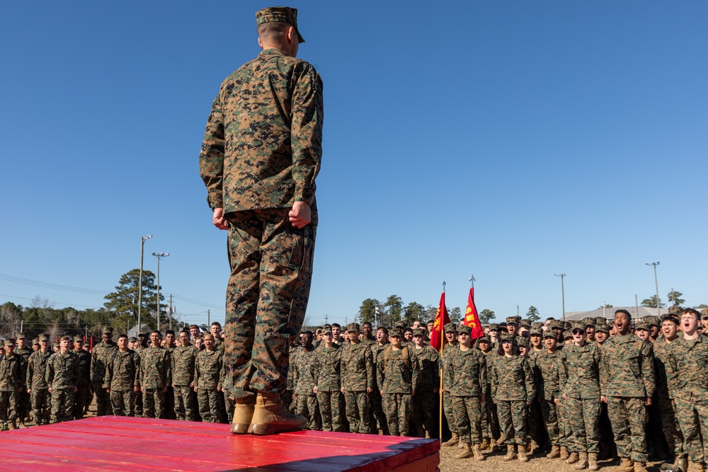 Sergeant Major of the Marine Corps visits Camp Johnson