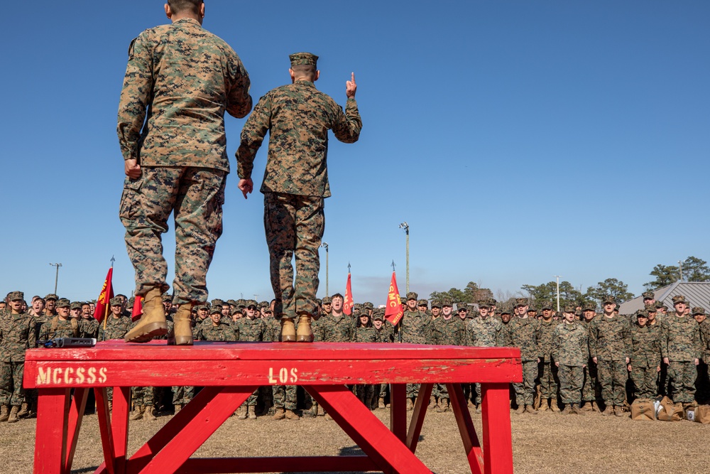 Sergeant Major of the Marine Corps visits Camp Johnson