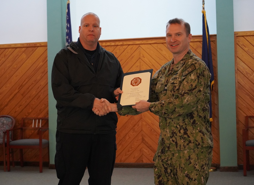 All Hands Award Quarters event at Naval Weapons Station Yorktown