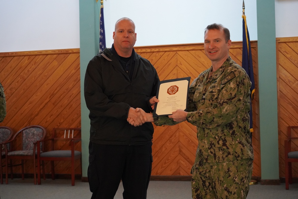 All Hands Award Quarters event at Naval Weapons Station Yorktown