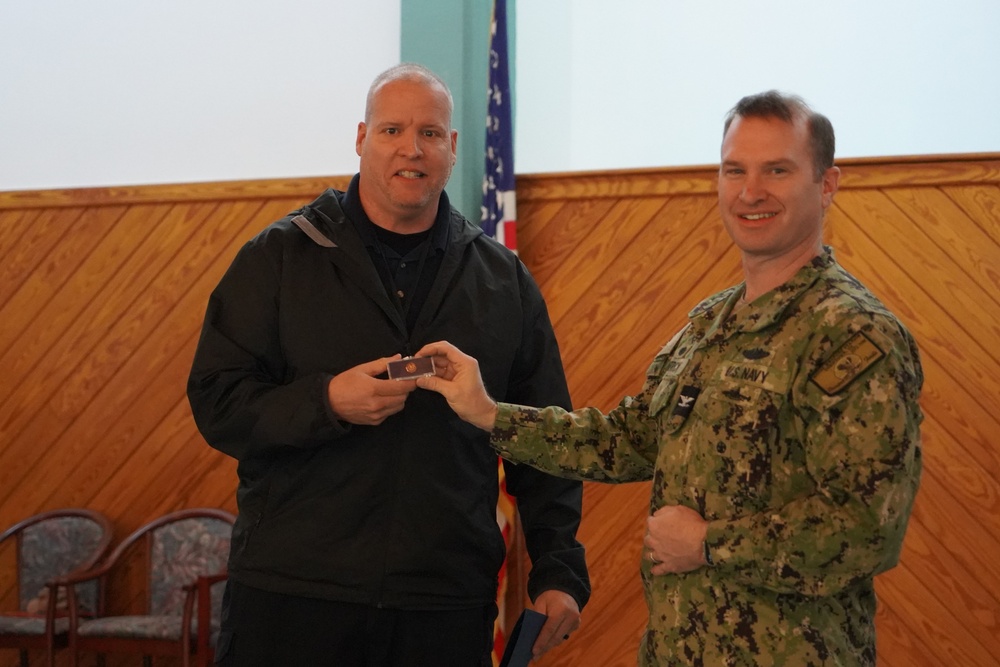 All Hands Award Quarters event at Naval Weapons Station Yorktown