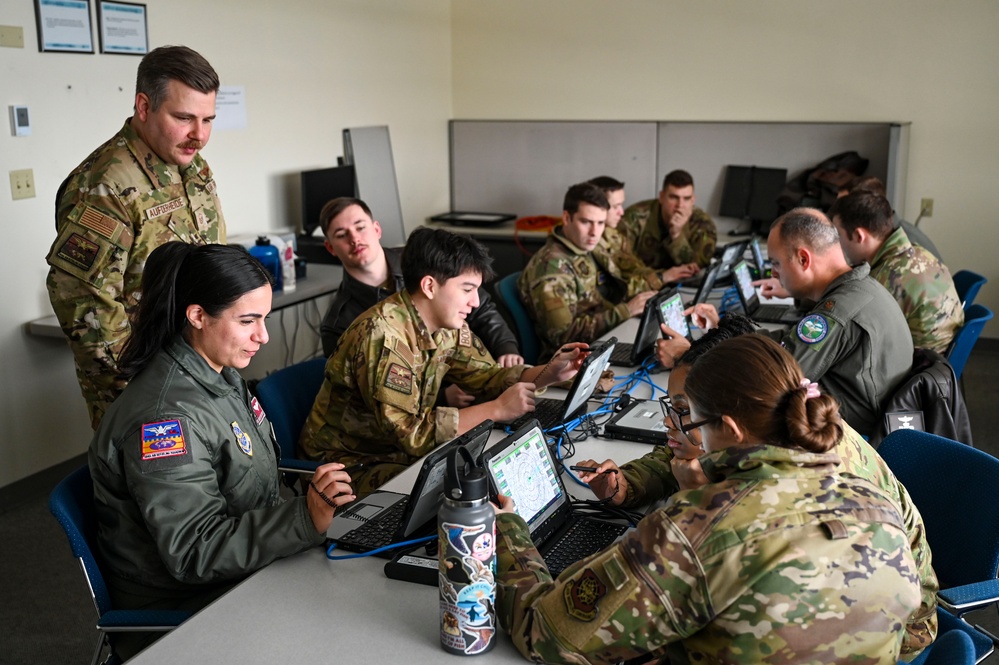 The 92nd Operations Group trains Airmen on Real-Time Information in Cockpit system