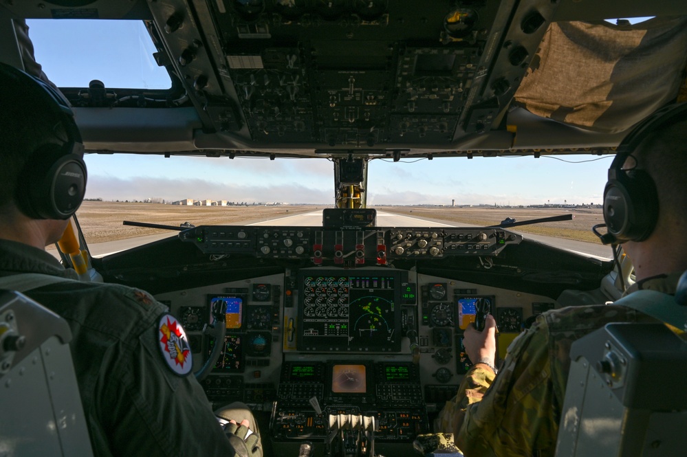 The 92nd Operations Group trains Airmen on Real-Time Information in Cockpit system