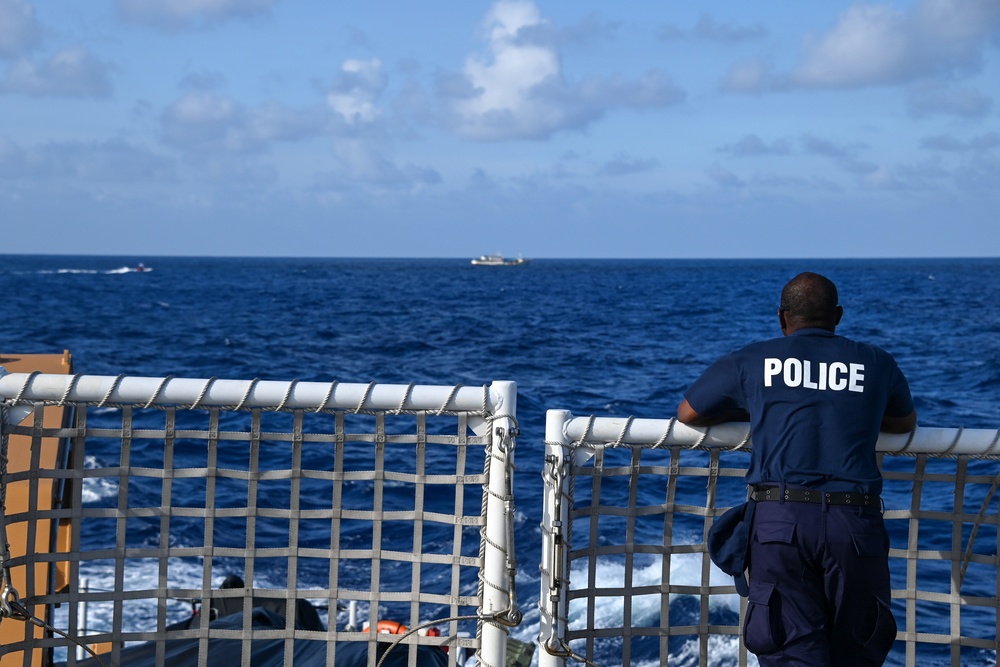 U.S. Coast Guard Cutter Harriet Lane, Vanuatu partner to conduct fishery boardings